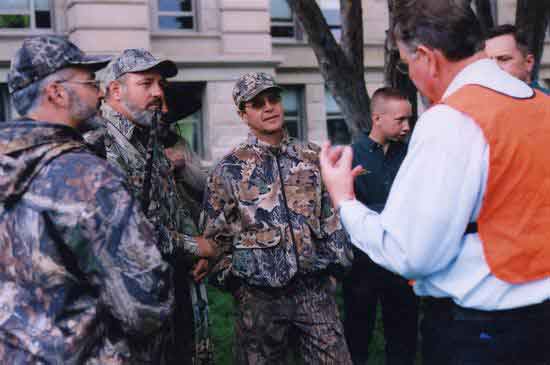 2003 Governor Dave Joel Meena, Neal Perkins,
                  Larry Beasler, Governor Freudenthal