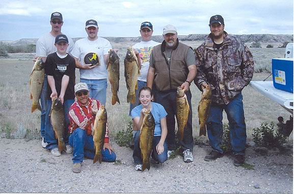 2004 Carp Shwacking Mike, Justin, Cory, Neal,
                  Cody, Zack, Sonny, and Amy