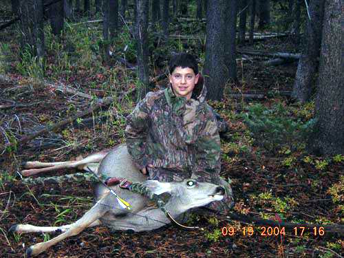 2004 Deer Tony Meena - first deer a recurve