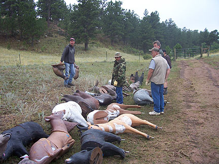2005 Bowhunters Weekend Crew with Targets