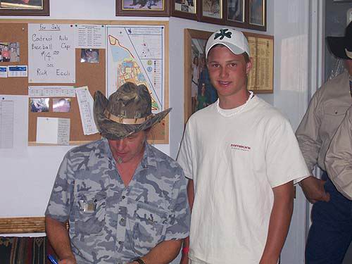 2005 Ted Nugent Levi Woods with Ted Nugent