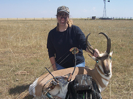 2005 Antelope Stephanie
                   Perkins with her 72